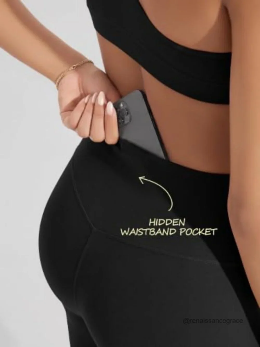 Buttery Soft Crossover High Waist Yoga Leggings with Back Pocket 25